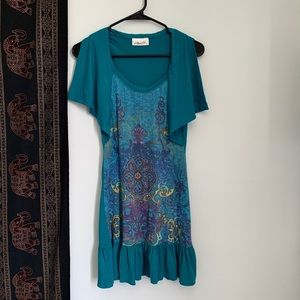 Turquoise dress